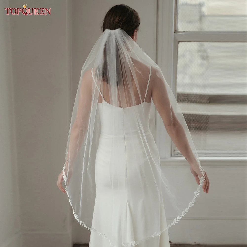 Leaf Edge Wedding Veil in Multiple Lengths